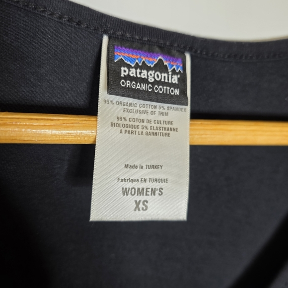 Patagonia black Margot Dress athleisure wear Casual 3/4 sleeve XS - Picture 4 of 10